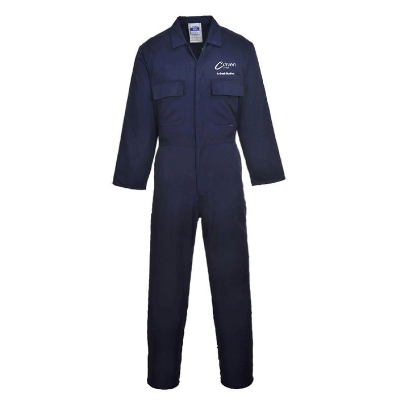 Craven College Clothing 2023 0004s 0001 Animal Studies Boiler Suit Student - Uniform - Coverall