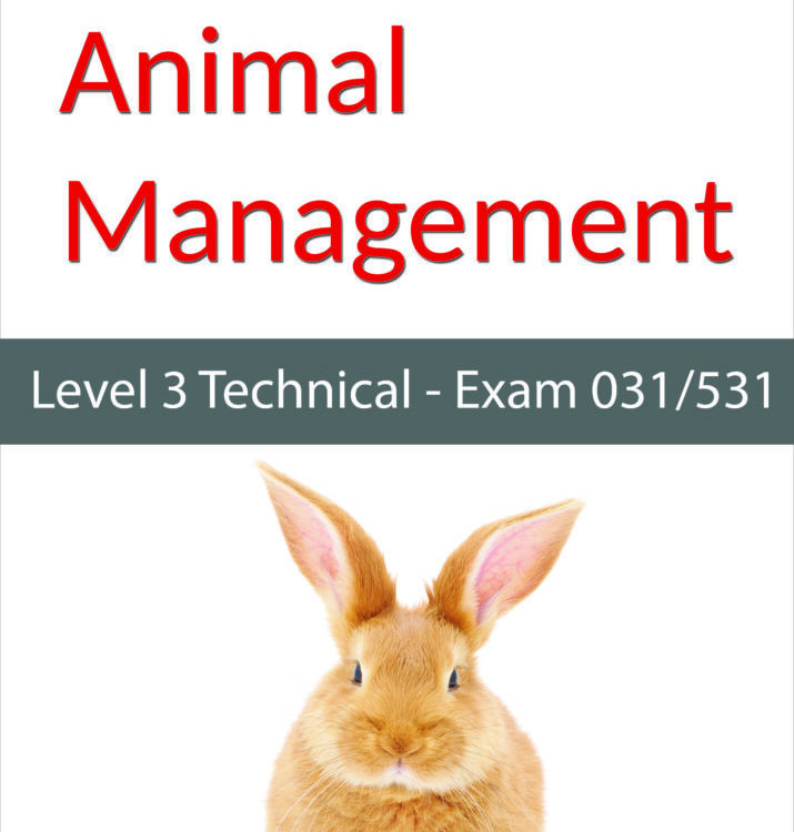 Animal Management front cover only BORDER 715x1024 1 715x750 - Level 3 Animal Management - Exam 031 Study Guide - Eboru Publishing